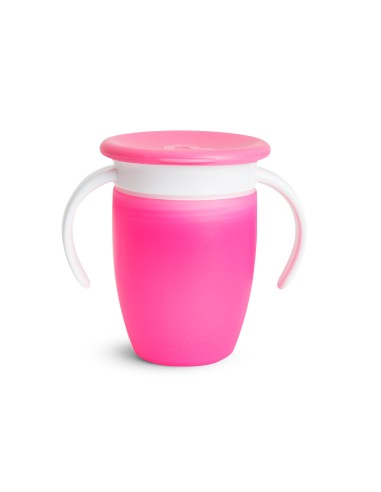 Taza antigoteo 360º. Munchkin rosa