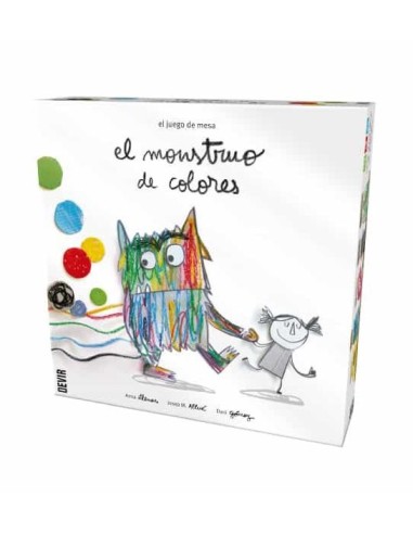 Juego de mesa monstruo de colores.