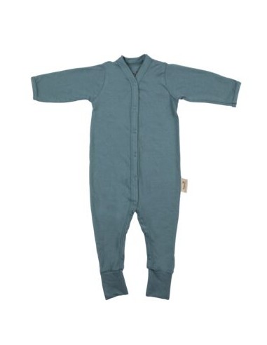 Pijama manga larga y pies, bambú, Marin, 86-92cm. Timboo
