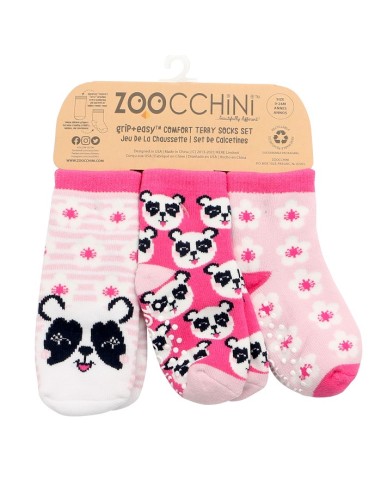 Conjunto 3 pares de calcetines, panda. Zoocchini (0-24 meses)