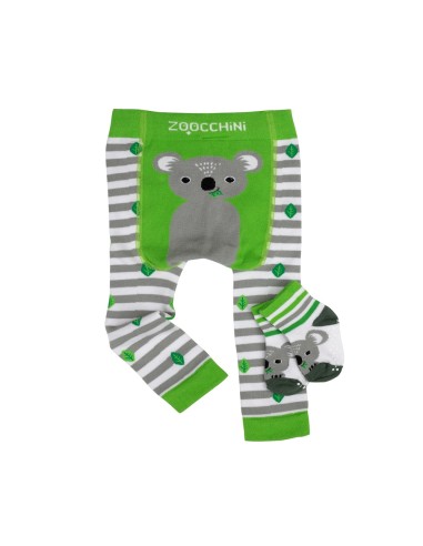 Legging + calcetines, koala. Zoocchini.