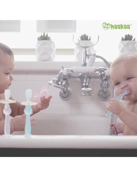 Cepillo de dientes de silicona. Haakaa