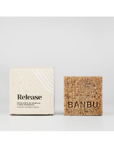 Gel de ducha sólido, Release exfoliante. Banbu