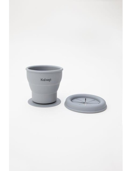Taza portasnacks, gris. Kaisho