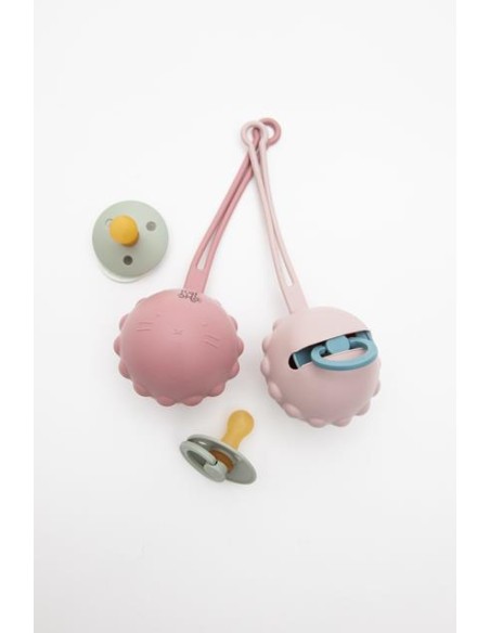 Portachupetes, rosa, Kaisho.