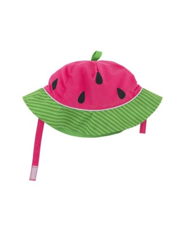 Gorro con protección solar, sandía. Zoocchini