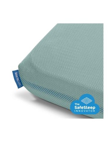 Sábana ajustable verde pino. Aerosleep 60x120