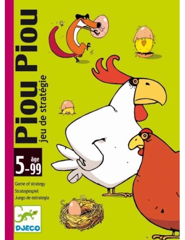 Juego de cartas Piou piou. Djeco