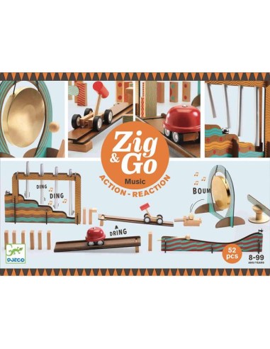 Juego de construcción Zig & Go Music. Djeco