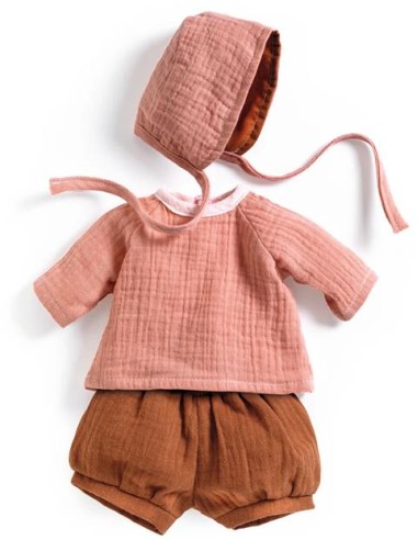 Ropa muñecos 30-34 cm, peach.