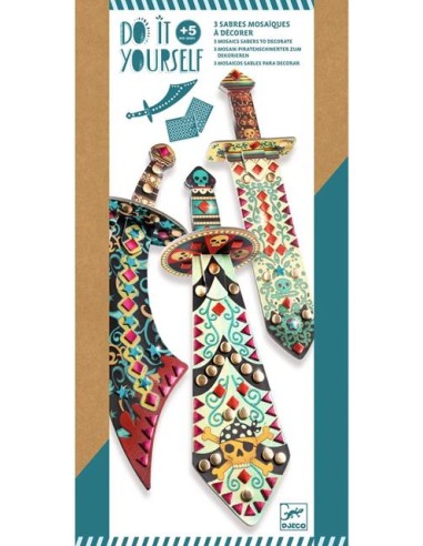 Kit para decorar sables piratas. Djeco