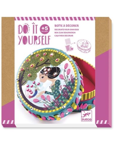 Kit para decorar cajitas. Djeco