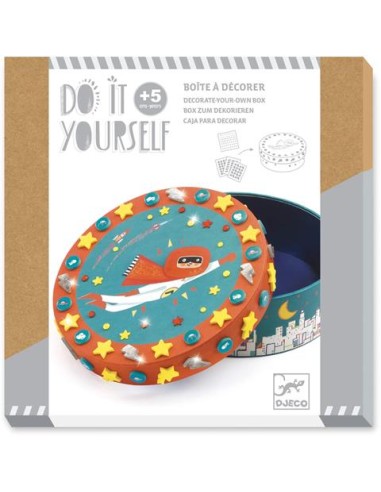 Kit para decorar caja de tesoros. Djeco