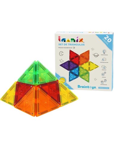 Imanix Set 20 Triángulos. Braintoys.
