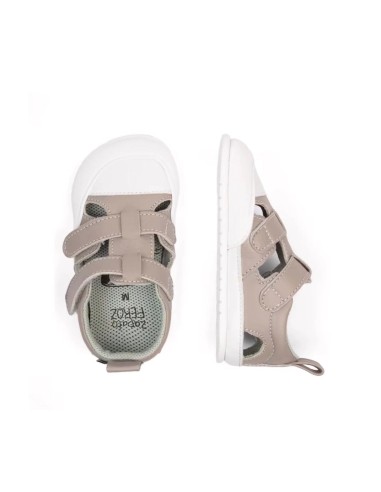 Javea gris, piel. (talla S). Zapato Feroz. SS23.