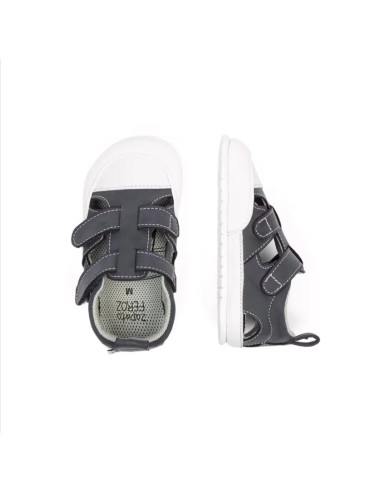 Javea azul, nobuck. Zapato Feroz SS23.