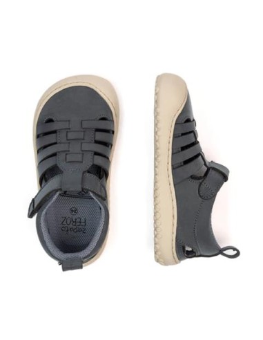 Tabarca Rocker azul, microbobuck. Zapato Feroz SS23.