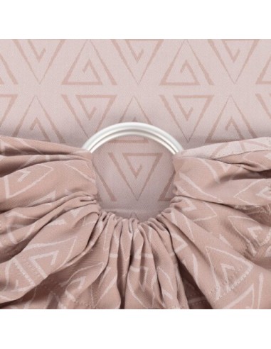 Bandolera- Paper clip- Rosa. Fidella