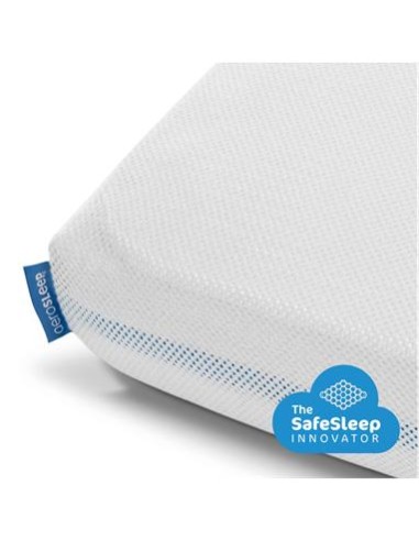 Sábana ajustable blanco. Aerosleep 60x120
