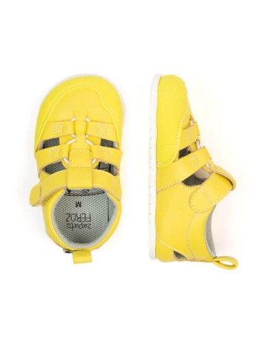 Canet amarillo, microfibra. Zapato Feroz. SS23,