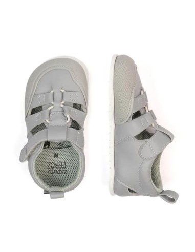 Canet gris, microfibra. Zapato Feroz. SS23,
