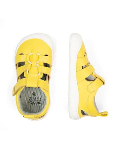 Canet Rocker amarillo, microfibra. Zapato Feroz. SS23