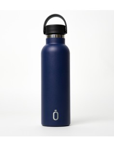 Botella con doble recubrimiento cerámico, Runbott. azul marino