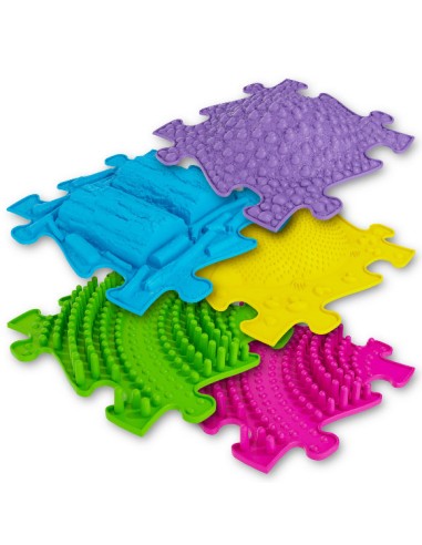 Alfombras sensoriales ortopédicas, set adicional 3D. Muffik