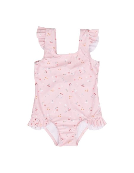 Bañador volantes Little Pink Flowers. Little Dutch.