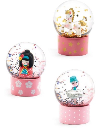 Mini bolas de nieve, so wild. Djeco