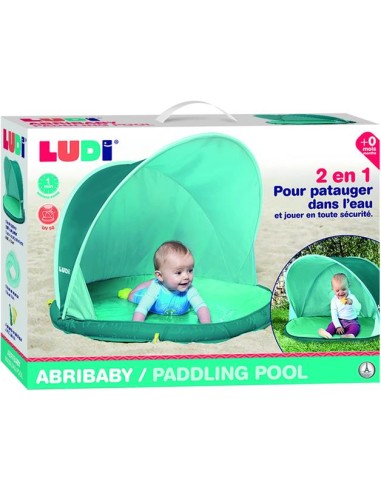 Piscina ABribaby con protección solar Uv50. Ludi