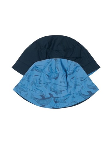 Gorro reversible Sea life/azul.  Little Dutch.