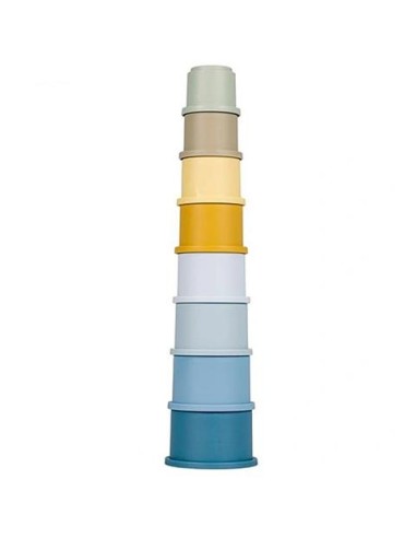 Cubos apilables azules. Little Dutch
