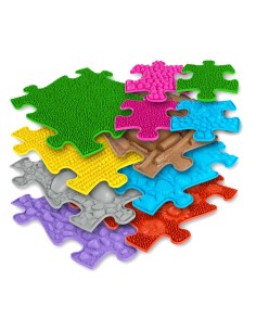 Alfombras sensoriales ortopédicas, Set medio 2. Muffik