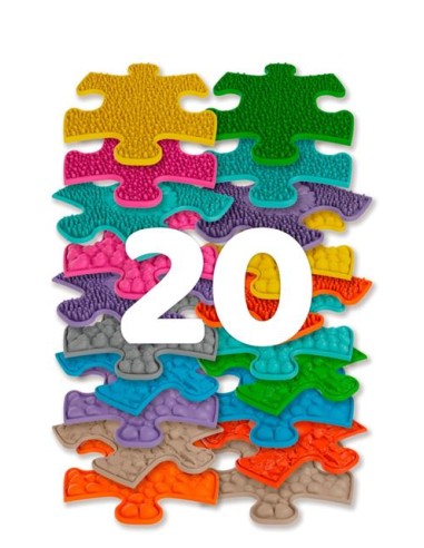 Alfombras sensoriales ortopédicas, Mini puzzle. Muffik