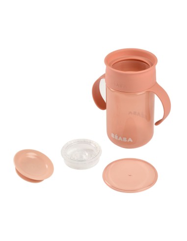 Taza de aprendizaje 360º, rosa. Béaba
