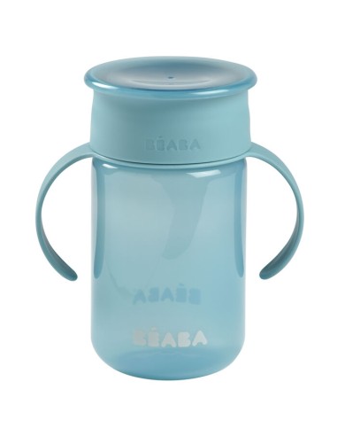 Taza de aprendizaje 360º, azul. Béaba