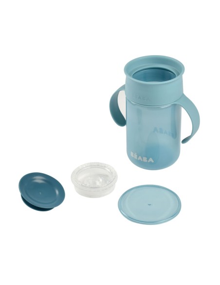 Taza de aprendizaje 360º, azul. Béaba