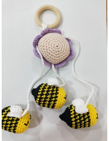 Móvil/Colgador abeja .Macu