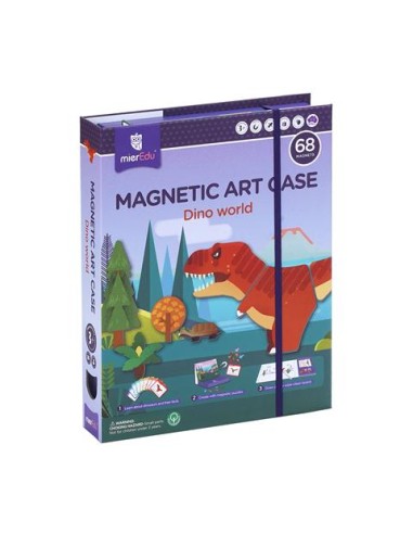 Maletín magnético, dino mundo. MierEdu.