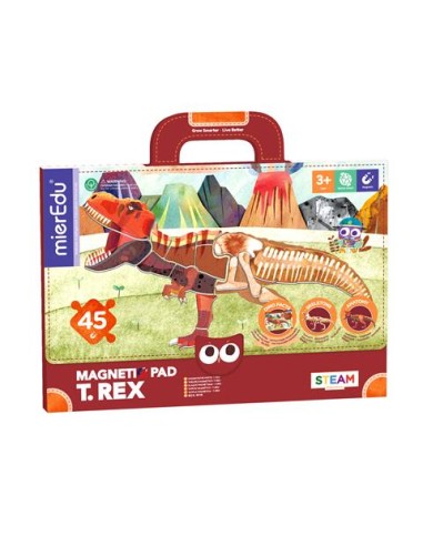 Puzzle magnético, T-rex. MierEdu.