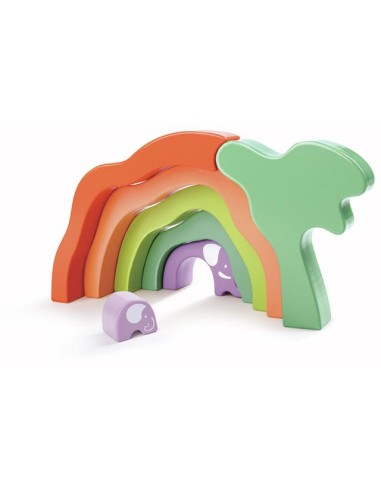 Apilable Safari Elefantes. Hape