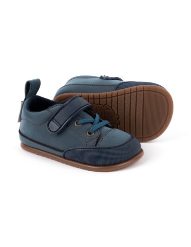 Paterna azul, microfibra . Zapato feroz. AW23.
