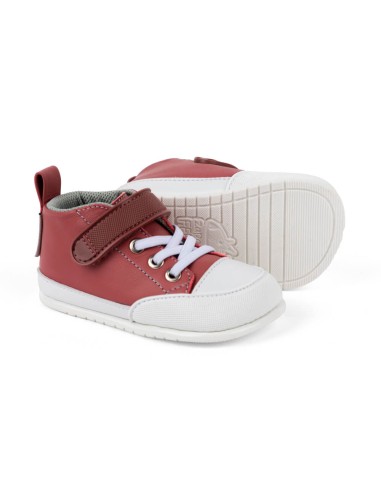 Júcar piel, frambuesa. Zapato feroz. AW23.