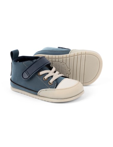 Júcar azul, micronobuck. Zapato feroz. AW23.