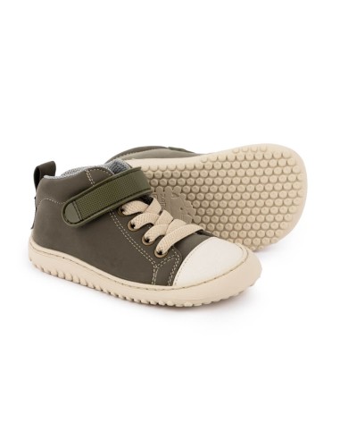 Júcar Rocker kaki, micronobuck. Zapato feroz AW23.