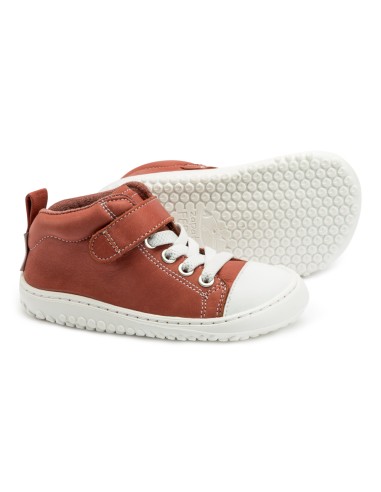 Júcar Rocker frambuesa, piel. Zapato feroz. AW23.