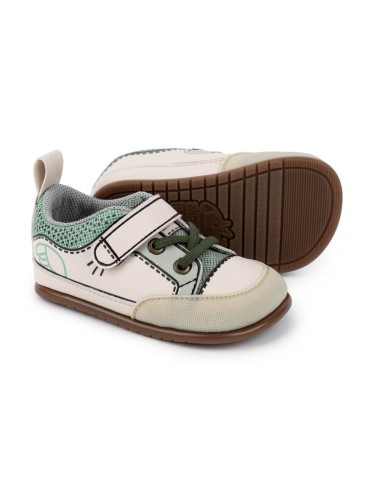 Paterna comic kaki-beige. Zapato Feroz. AW23.