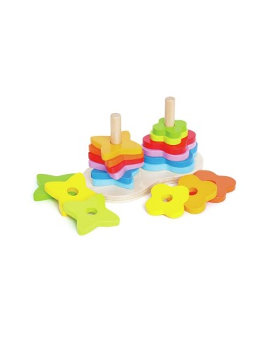 Apilables de colores. Hape