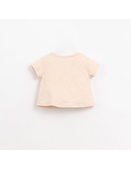 Camiseta algodón orgánico y lino, . Play up.